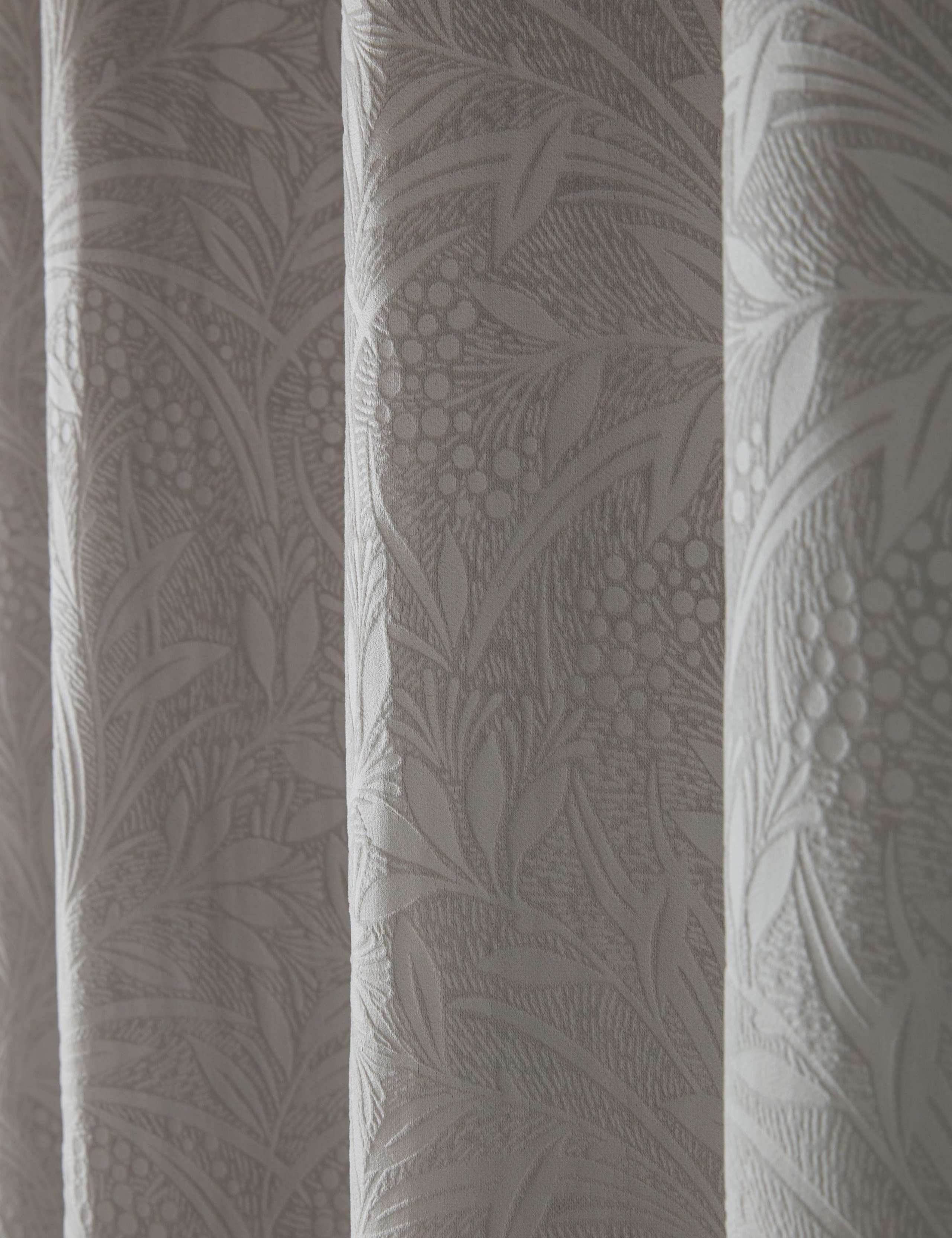 Laura Ashley Barley Embossed Eyelet curtains - British product