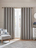 Laura Ashley Barley Embossed Eyelet curtains - British product