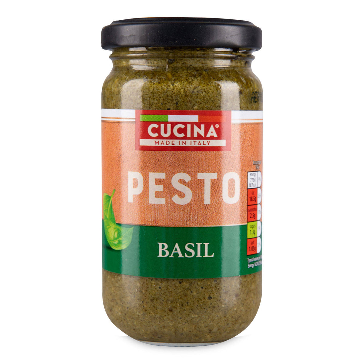 Basil pesto, British condiment, imported from the UK