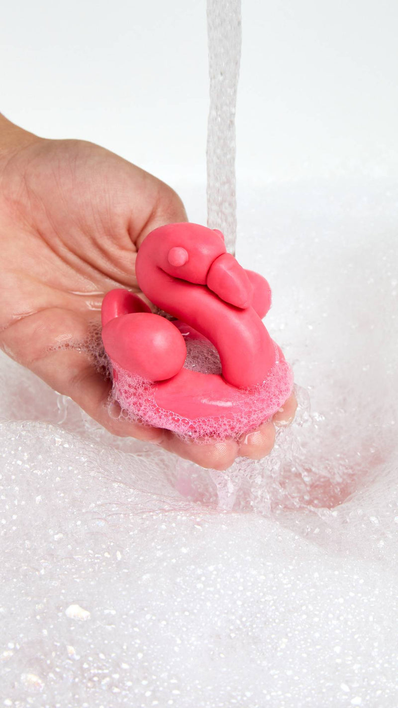 Flamingo Fun bubble bar in hot pink - British product