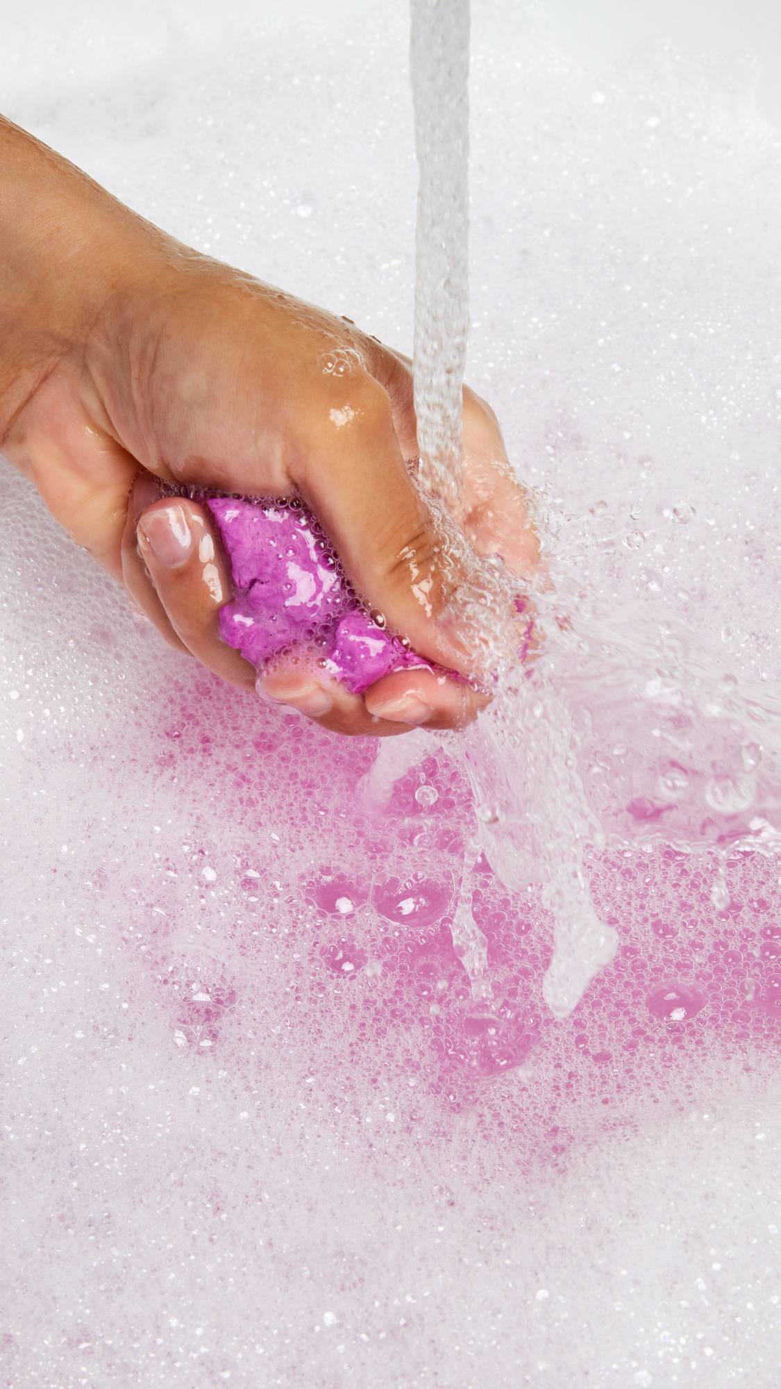 Purple Fun bubble bar with Brazilian orange oil (British brand)