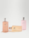 Fragrance Society Bath and Shower Gel Trio with three floral scents - British product