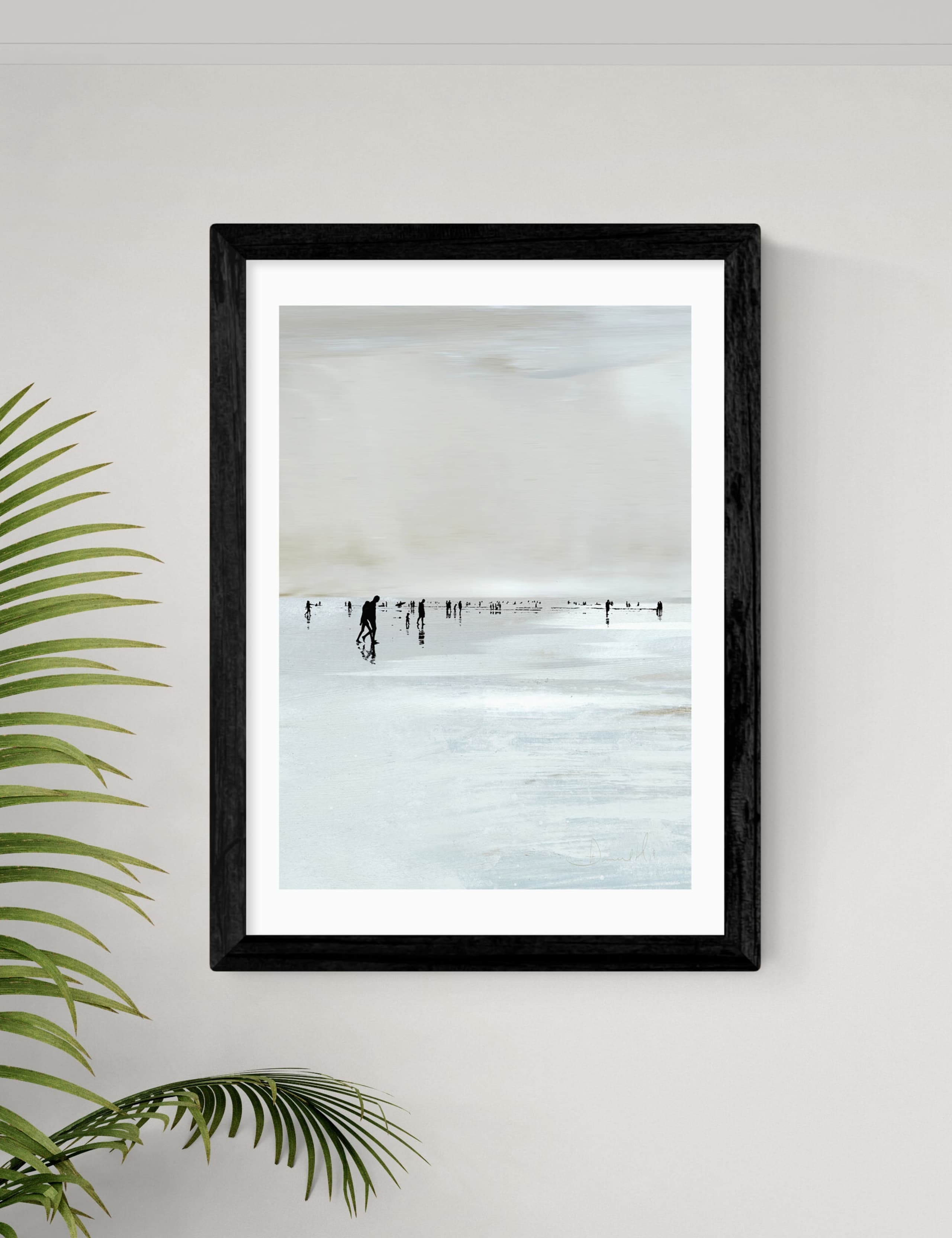 East End Prints beachy landscape framed art (British brand)