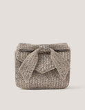 Monsoon Clutch mit Schleife und Kettenträger (britische Marke)