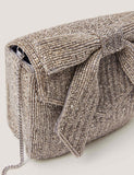 Monsoon Clutch mit Schleife und Kettenträger (britische Marke)