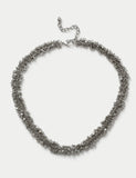 Beaded cluster necklace 410mm iron copper, imported from the UK