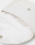 Accessorize beaded embellished clutch bag with sequins, imported from the UK