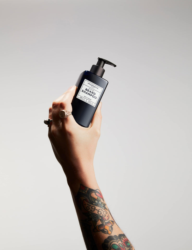 Murdock pH-balansert skjeggshampo uten sulfater 250ml - Britisk produkt