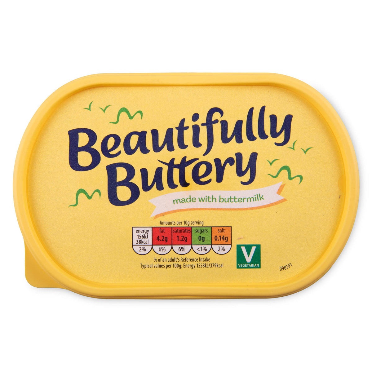 Beautifully Buttery vegetable oil spread with milk (British brand)