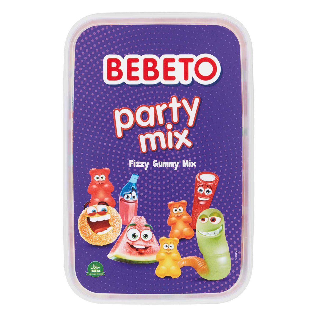 Bebeto Tubs Fizzy Mix sweets, imported from the UK