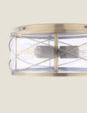 Laura Ashley Beckworth flush ceiling light, UK version