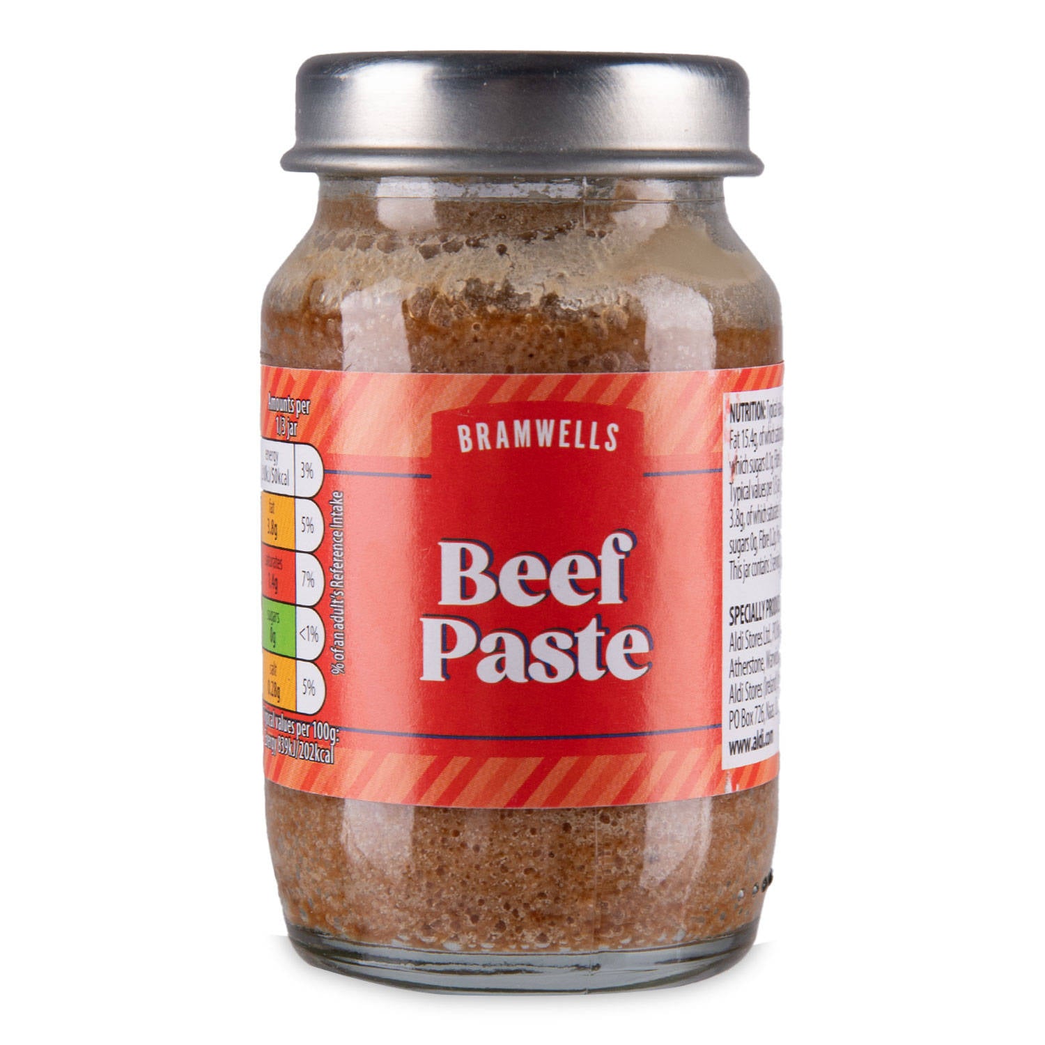 Beef Paste jar with 37% beef and chicken, imported from the UK