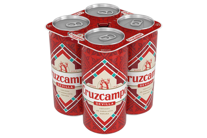 Beer 4 pack, free from mustard, imported from the UK