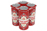 Beer 4 pack, free from mustard, imported from the UK