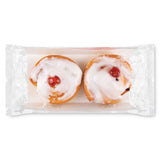 Belgian buns made with wheat flour (British brand)