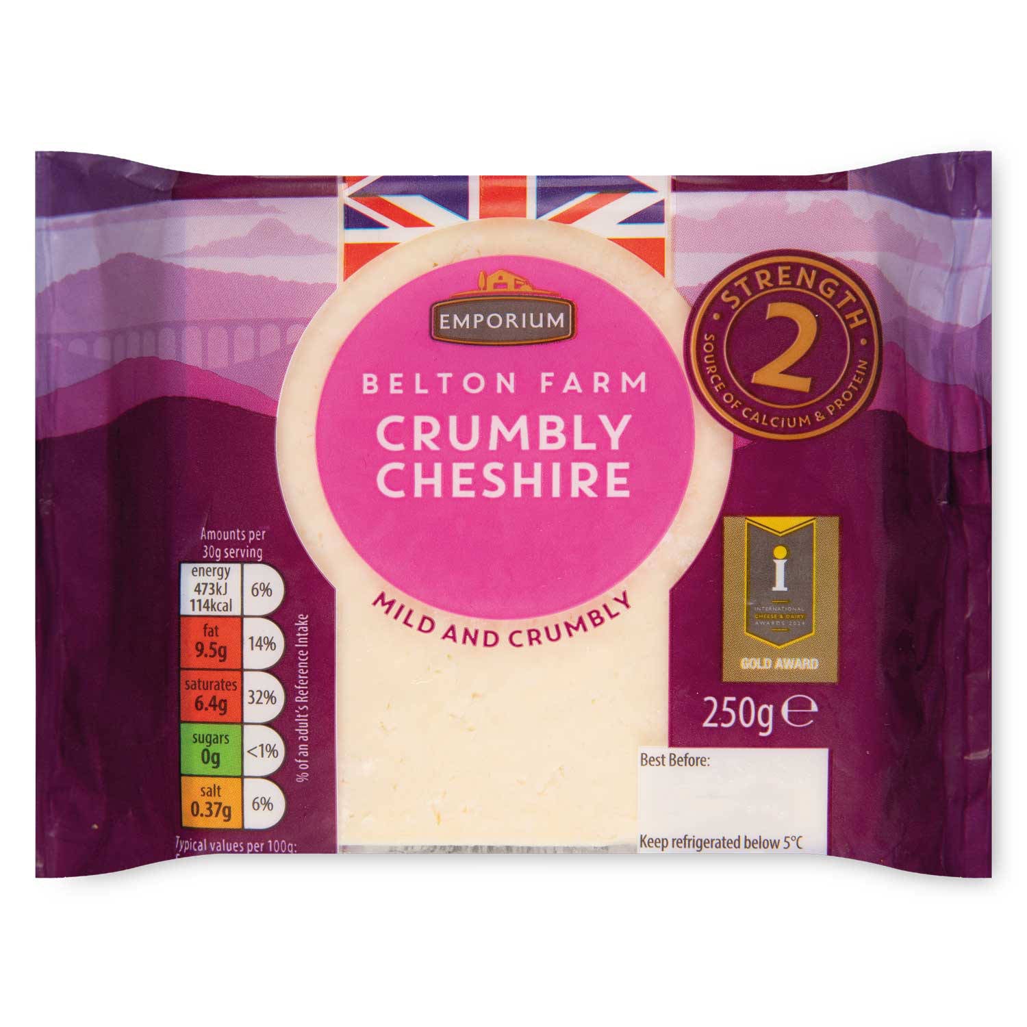 Belton Farm Crumbly Cheshire Cheese - British product