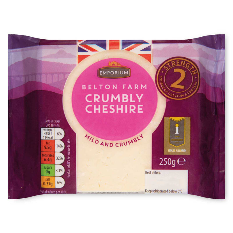 Belton Farm Crumbly Cheshire Cheese - British product