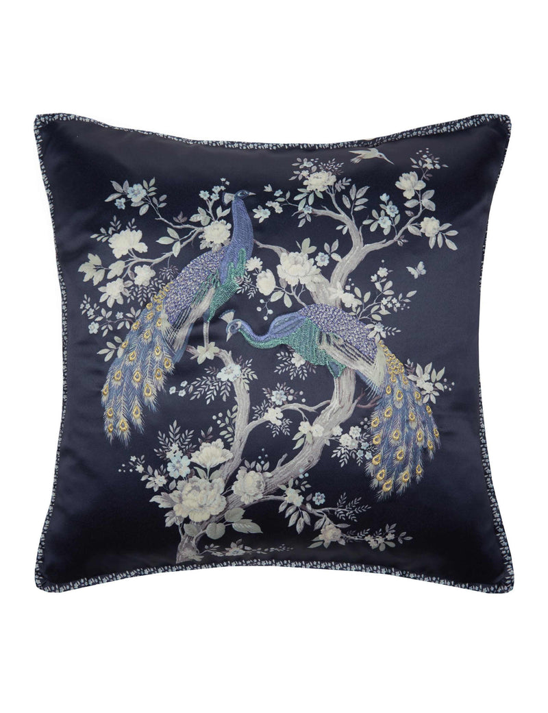 Laura Ashley Belvedere embroidered cushion 50cm - British product