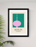 East End Prints Berlin Television Tower framed art, imported from the UK