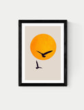 East End Prints birds in the sky framed art, UK version