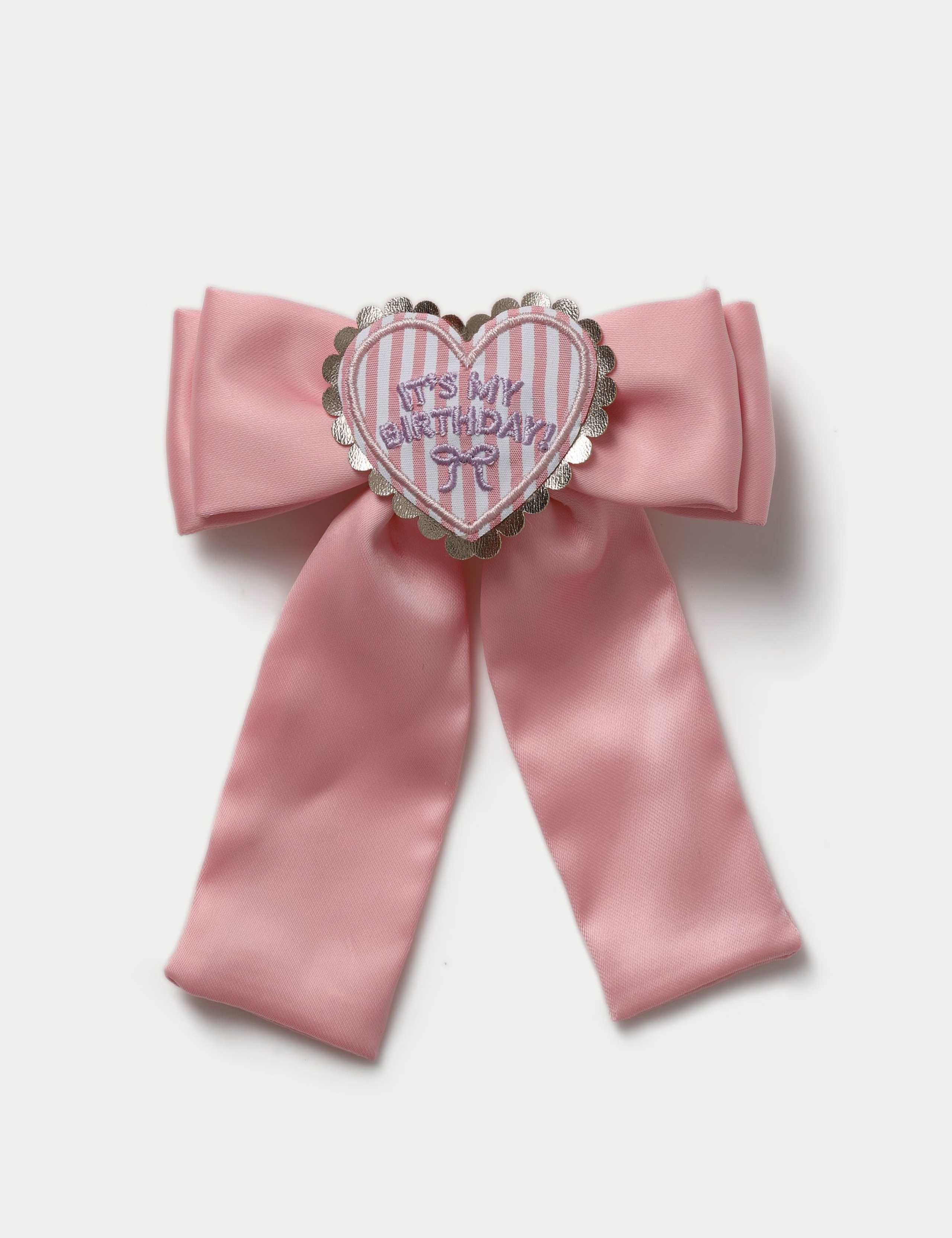 Birthday Bow hair accessory, polyester and steel (British brand)