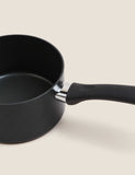 Black aluminium non-stick saucepan 16cm (British brand)