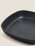 Black Aluminium 26cm Non-Stick Griddle Pan - British product