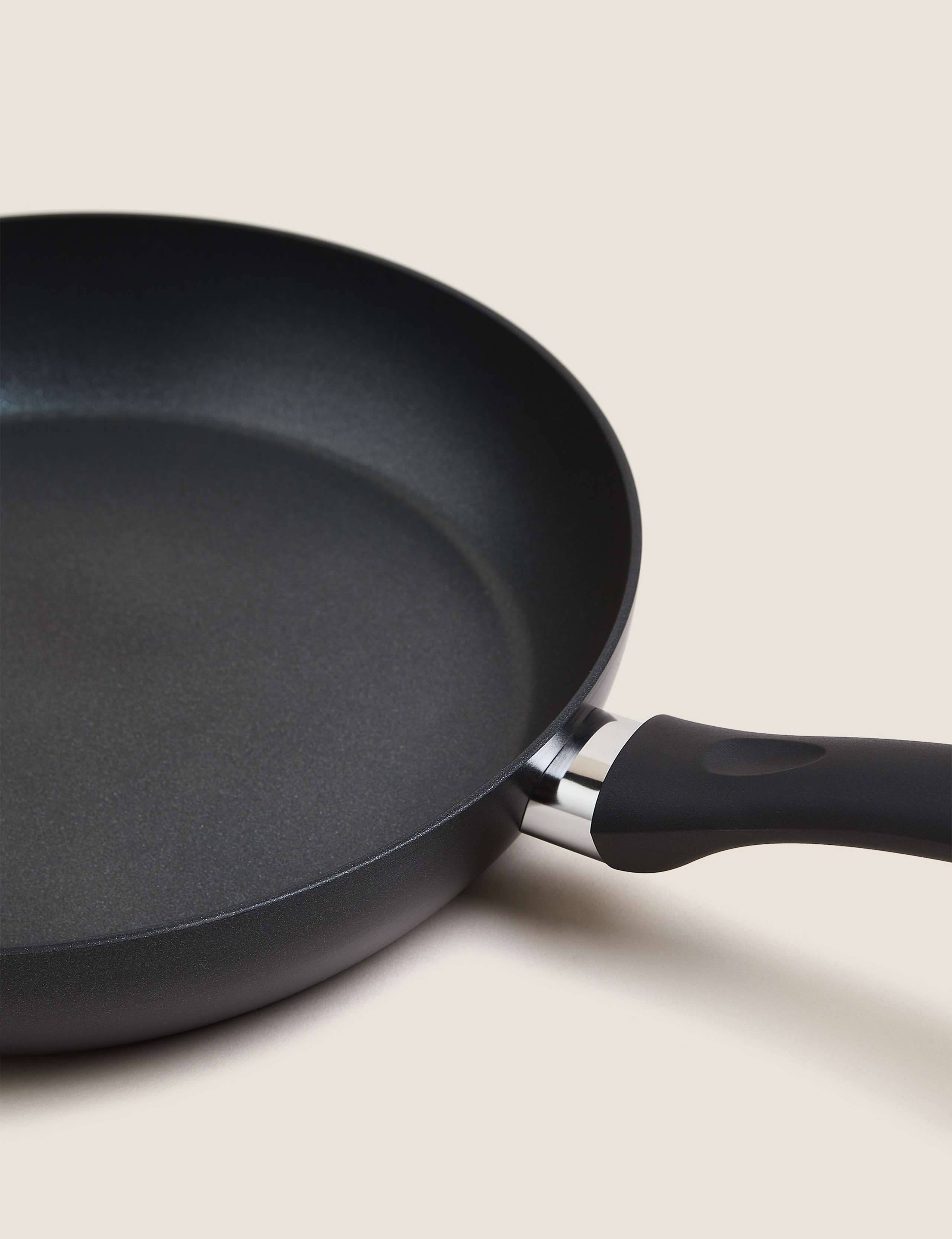 Black Aluminium 28cm Non-Stick Frying Pan, imported from the UK