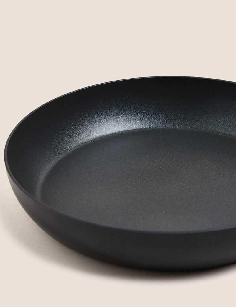 Black Aluminium 28cm Non-Stick Frying Pan, imported from the UK