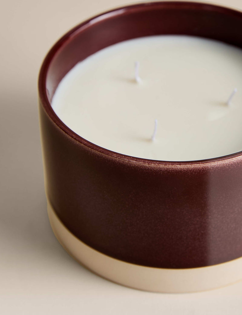 Blackberry Rambles 3 Wick Ceramic Candle - British product