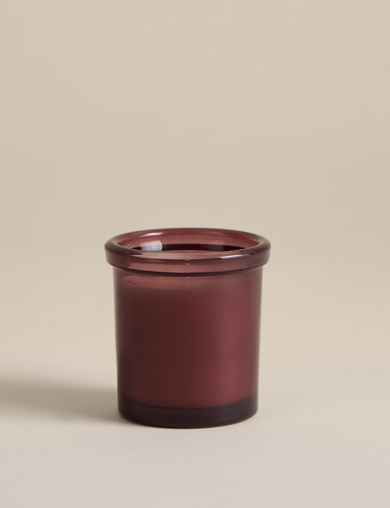 Blackberry Rambles scented candle in glass vessel, UK version