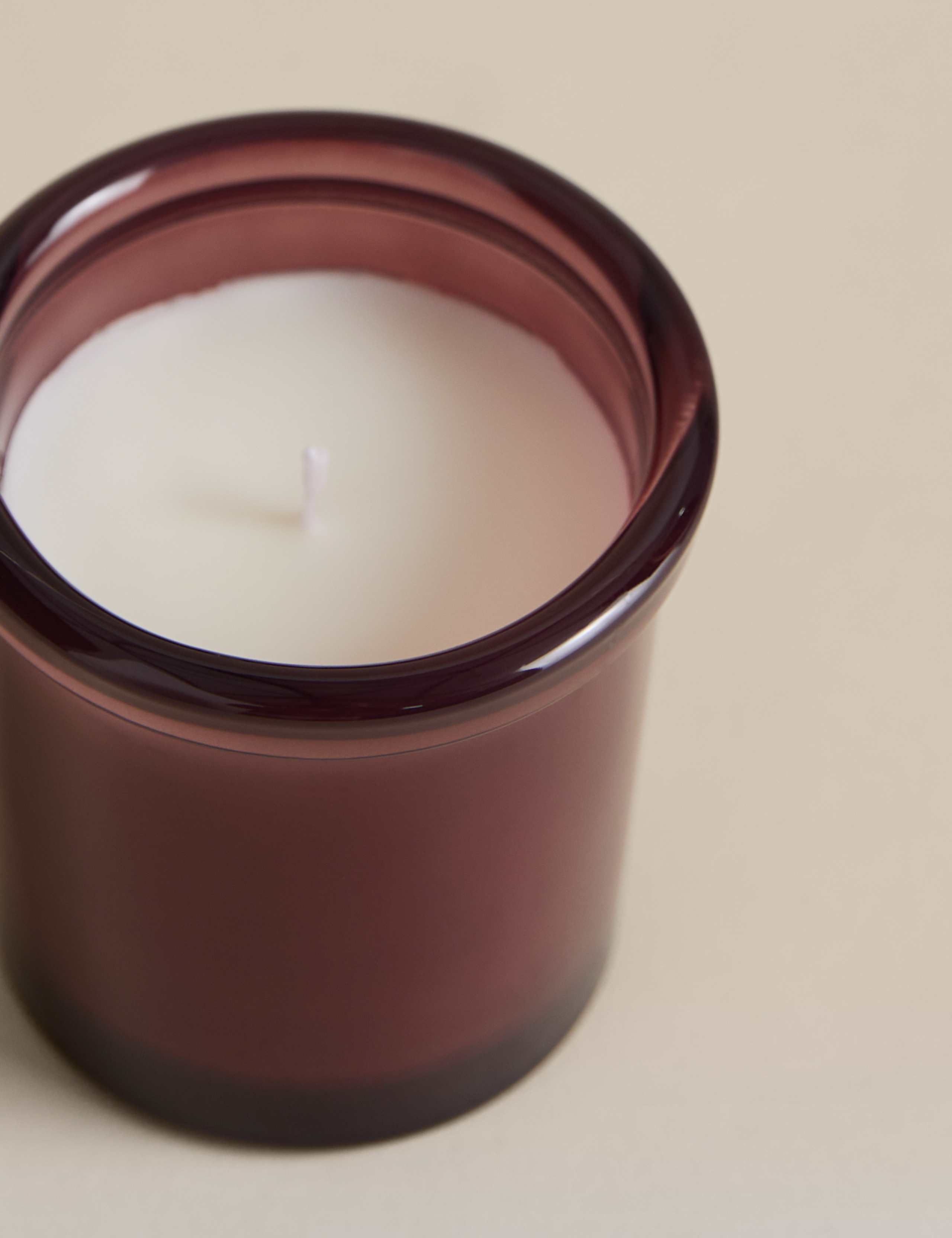Blackberry Rambles scented candle in glass vessel, UK version
