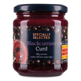 Egg-free blackcurrant curd spread, imported from the UK