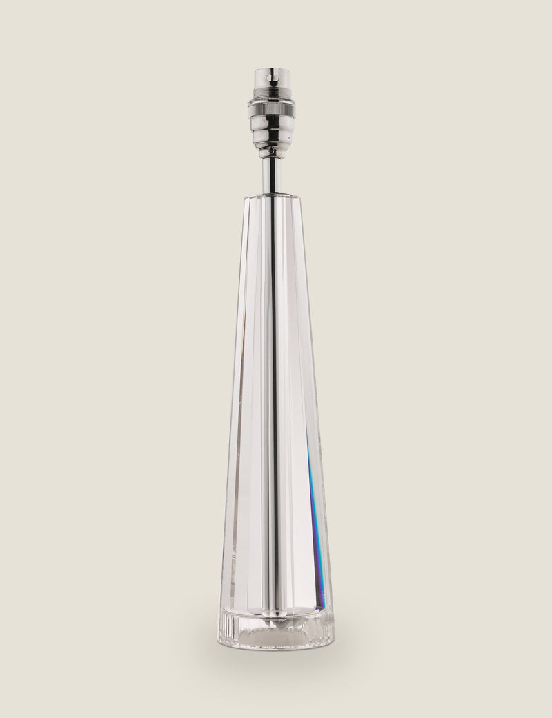 Laura Ashley Blake glass table lamp base 38cm - British product