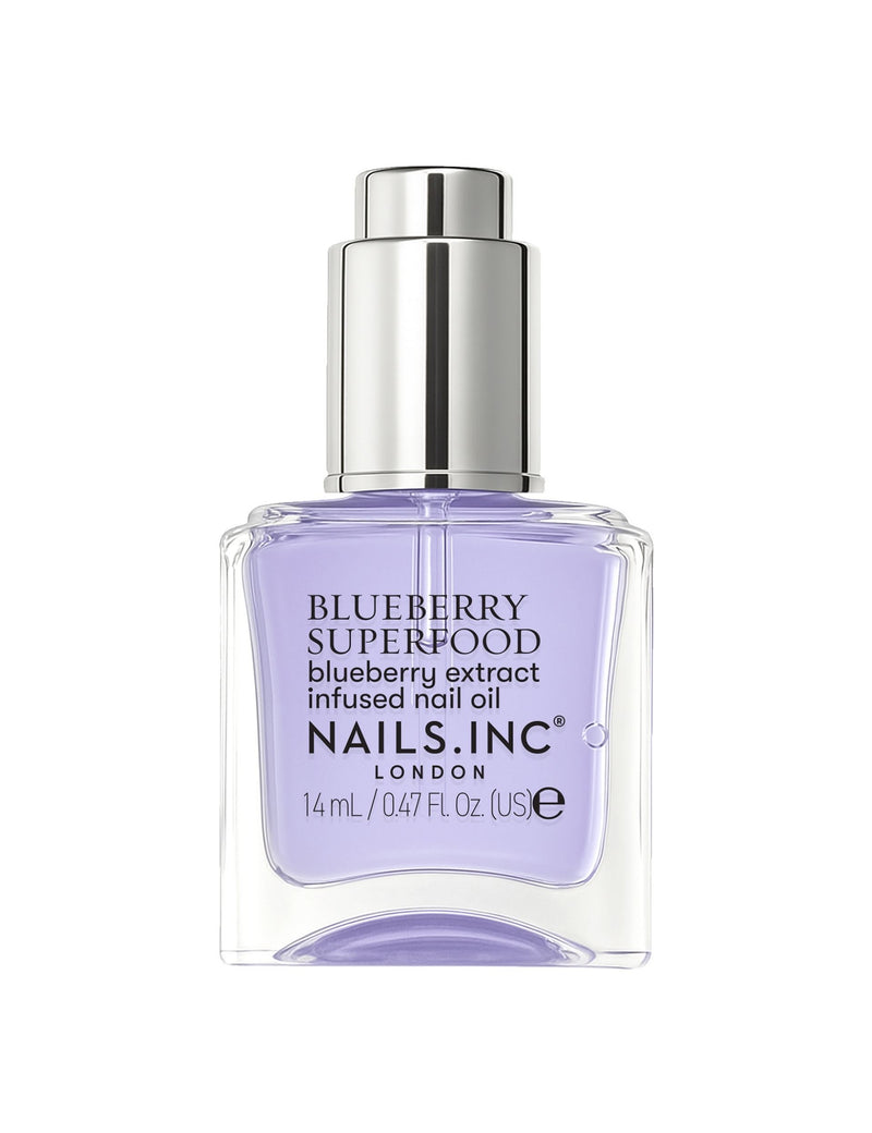 Nails.INC Blueberry Bliss nail polish quad 4x14ml (British brand)