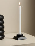 M&S Block Ceramic Dinner Candle Holder, imported from the UK