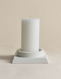 M&S Kelly Hoppen block ceramic pillar candle holder, imported from the UK