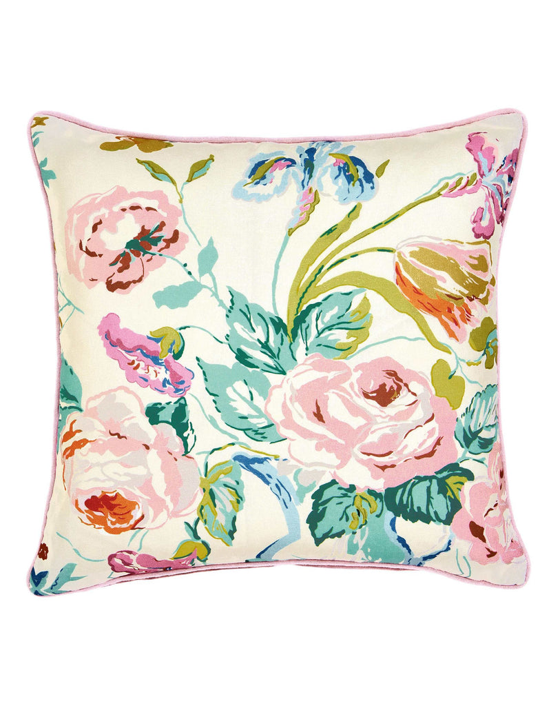 Land & Shore Bloom outdoor cushion 45cm, imported from the UK