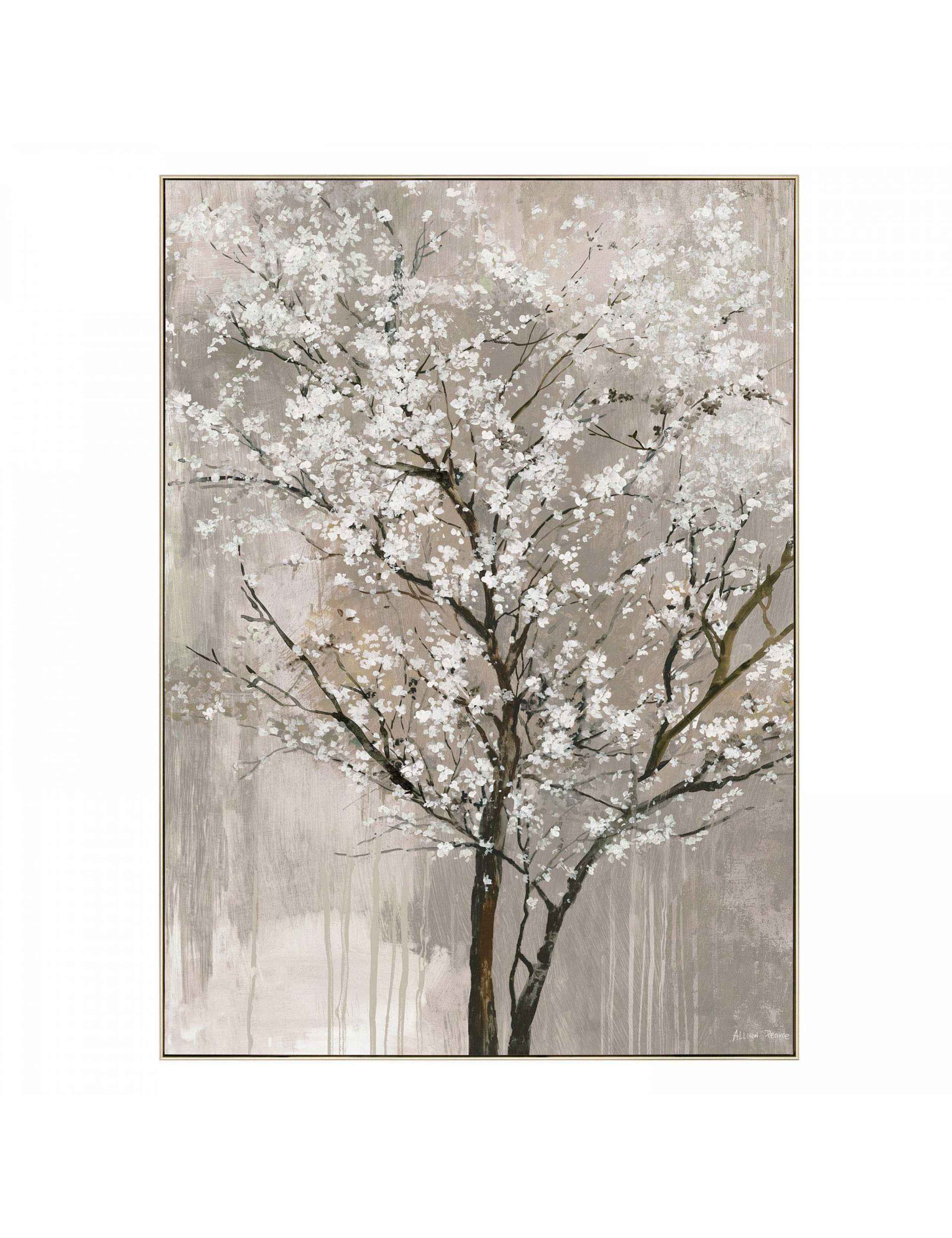 Gallery Direct Blossom Breeze square framed art extra large - British product