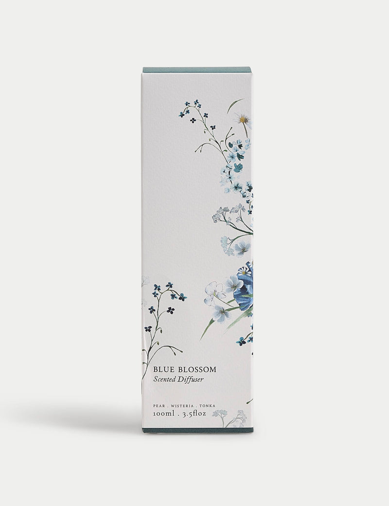Diffuseur à roseaux Blue Blossom 100ml - Produit britannique