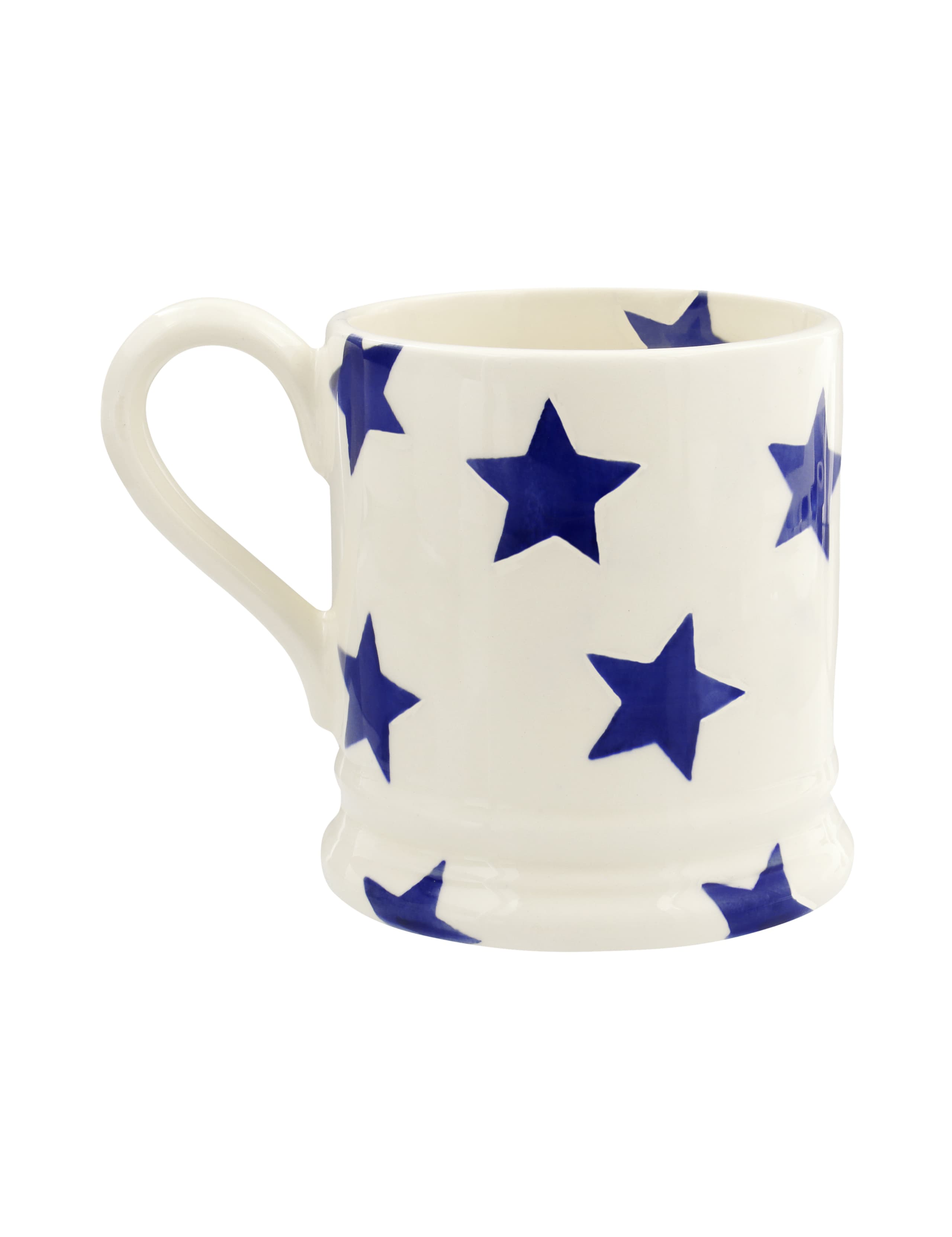 Emma Bridgewater Blue Star Daddy ceramic mug 284ml - British product