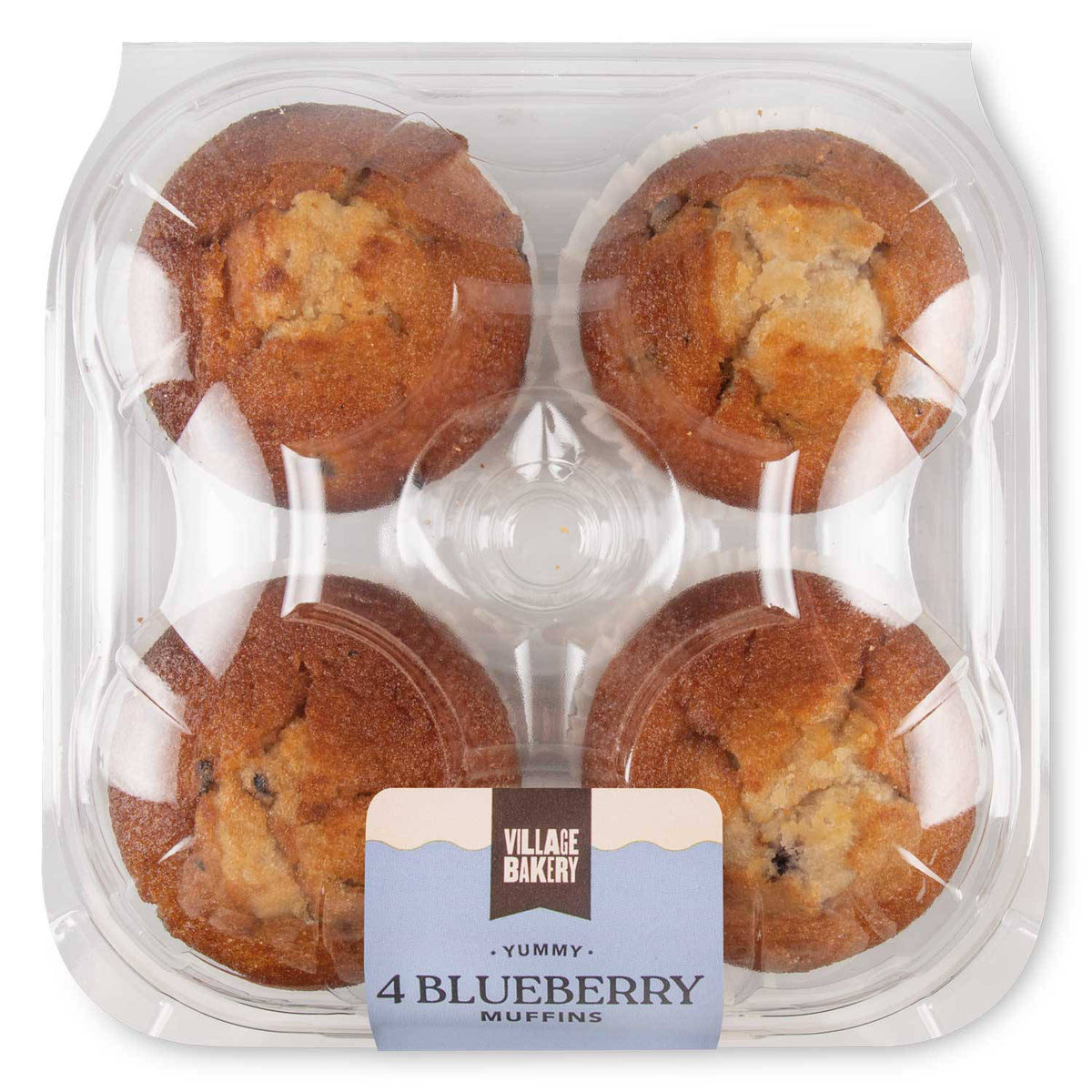 Blueberry muffins, imported from the UK