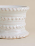Bobble pillar candle holder ceramic 10cm - British product