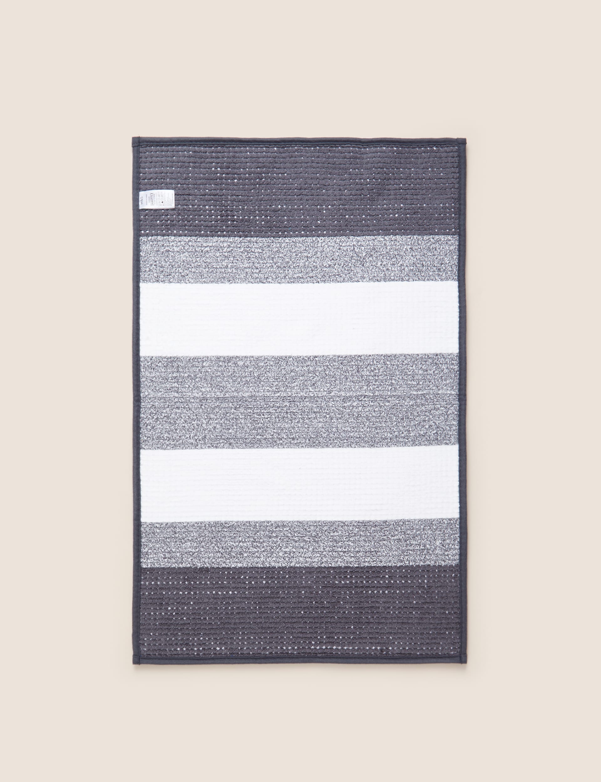 Bobble striped bath mat - British product