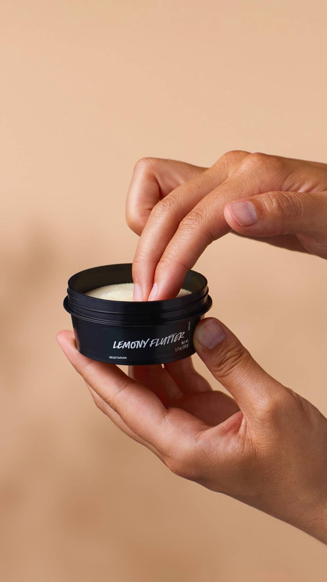 Lush Lemony Flutter cuticle butter, imported from the UK