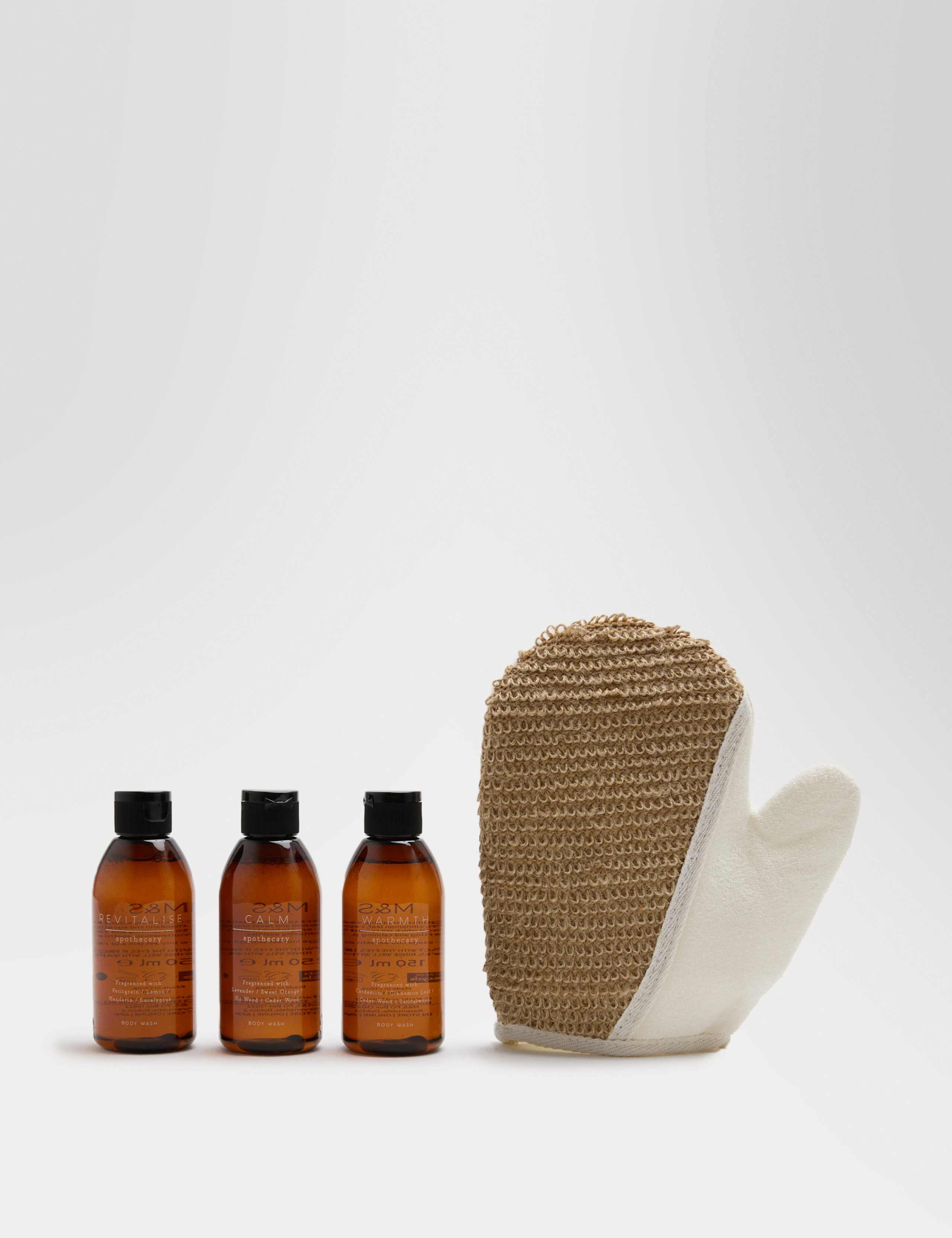 Apothecary body wash collection set 3x150ml, imported from the UK