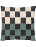 MADE bouclé checkerboard cushion 50cm, UK version