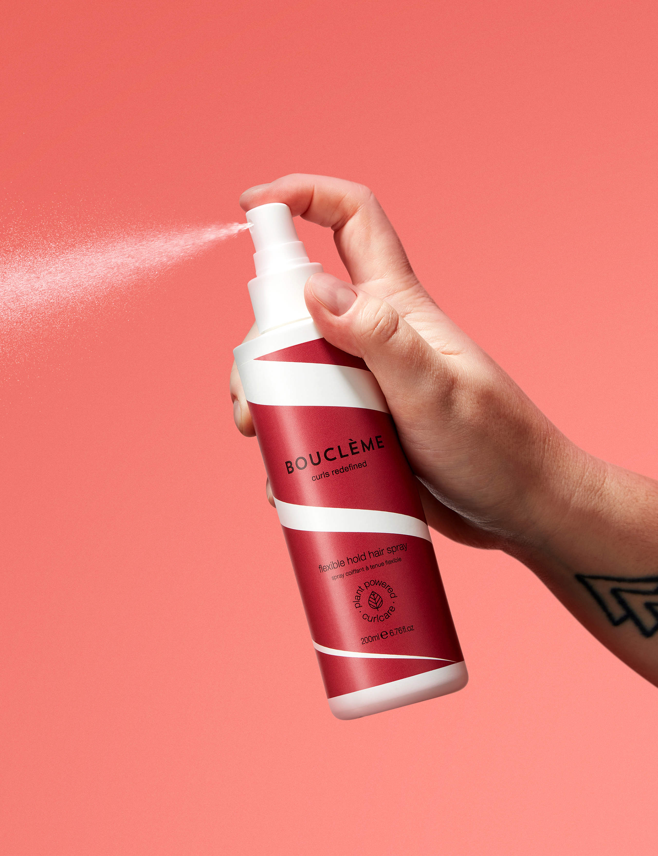 Boucleme Flexible Hold hairspray 200ml - British product
