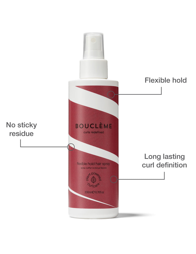 Boucleme Flexible Hold hairspray 200ml - British product