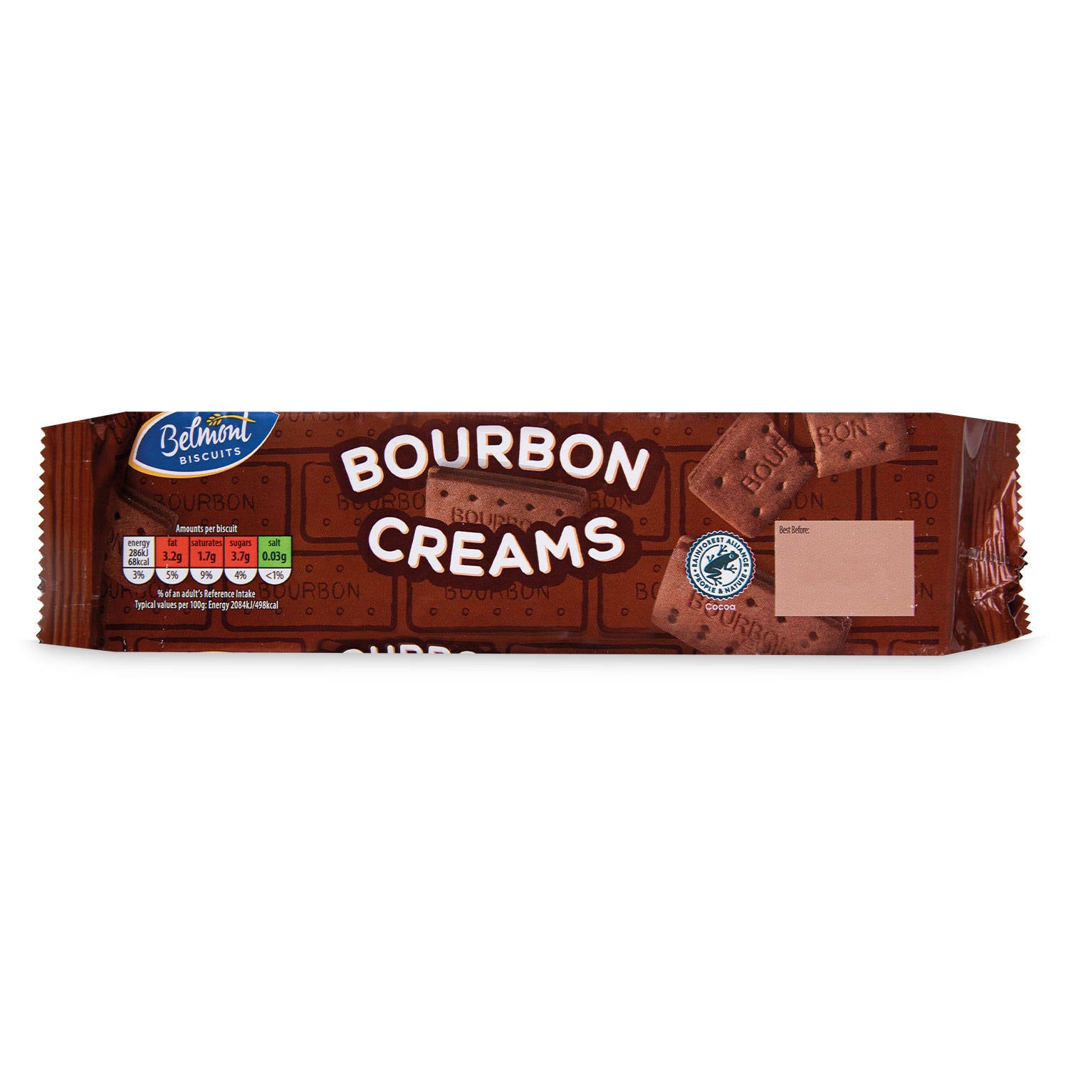 Bourbon Creams biscuits 200g, imported from the UK